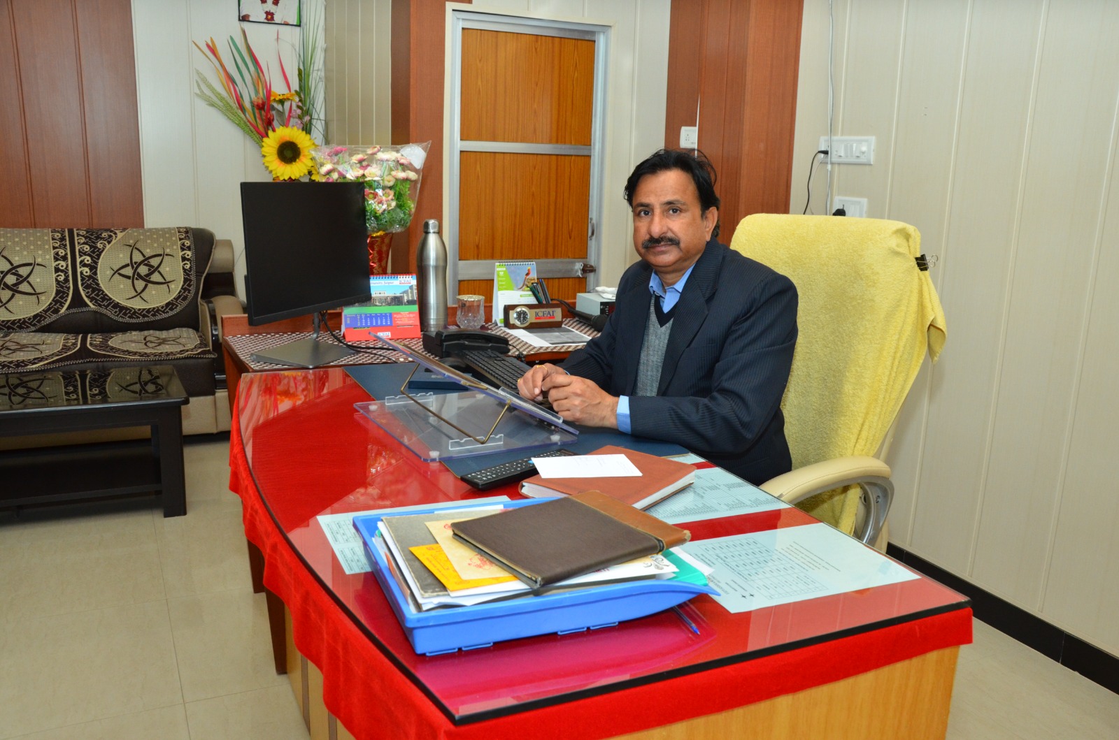 Dr. Raj Kumar Kadian, Founder and Director of Vidyashram Public Sr. Sec. School, established in 2003, Pilani