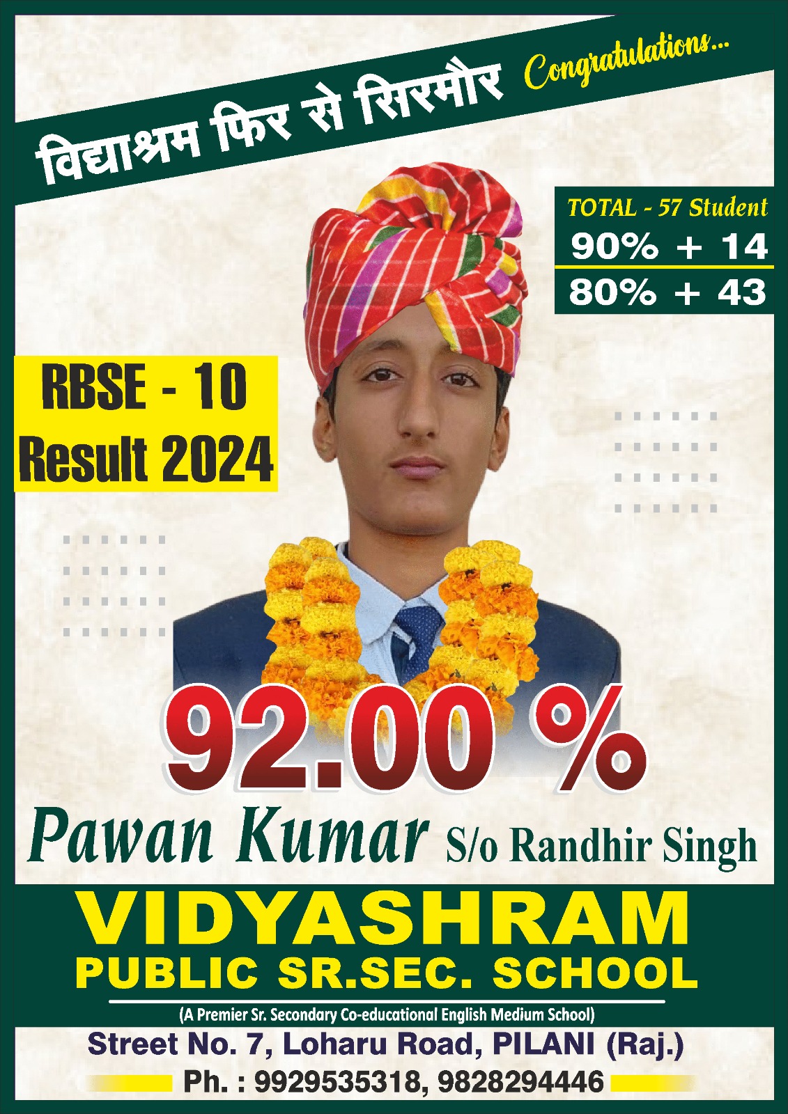 Vidyashram School Top Achievers