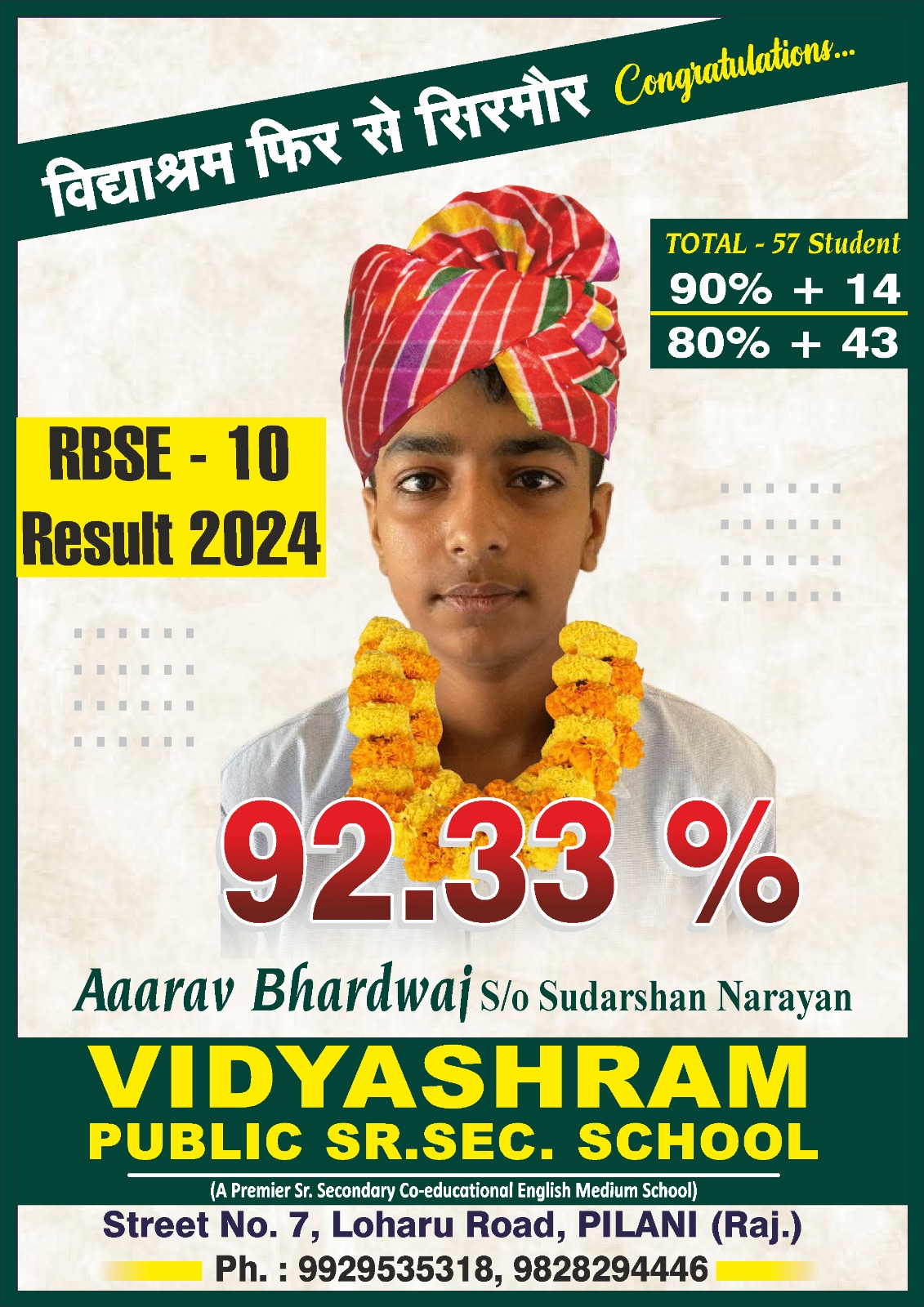 Top Scholars of Vidyashram School